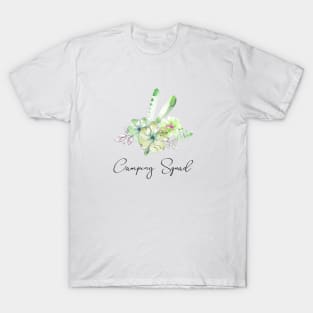 Camping squad Green T-Shirt